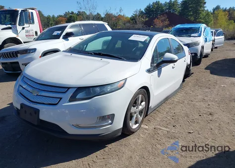 2012 Chevrolet Volt из США, поврежденный, VIN 1G1RA6E41CU120317